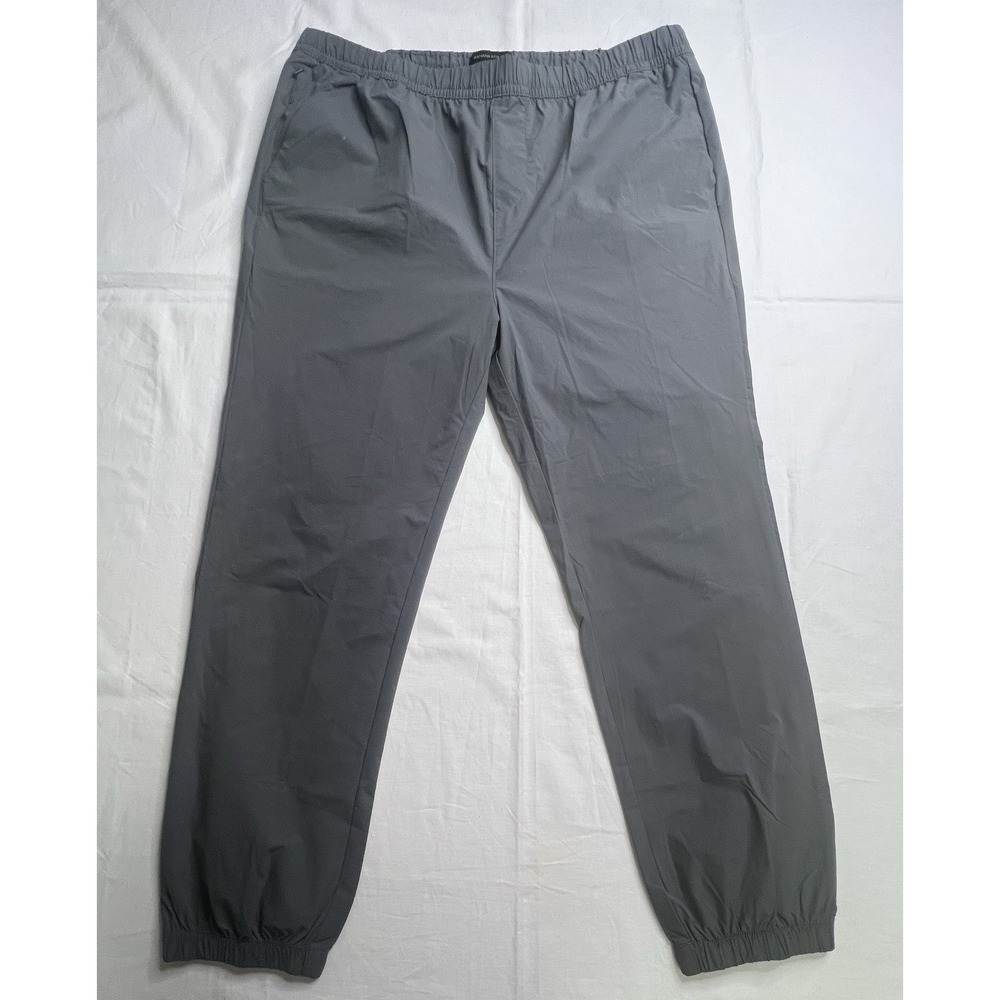Banana Republic Pants Mens XL Black Tech Joggers Zip Pockets Elastic Cuffs